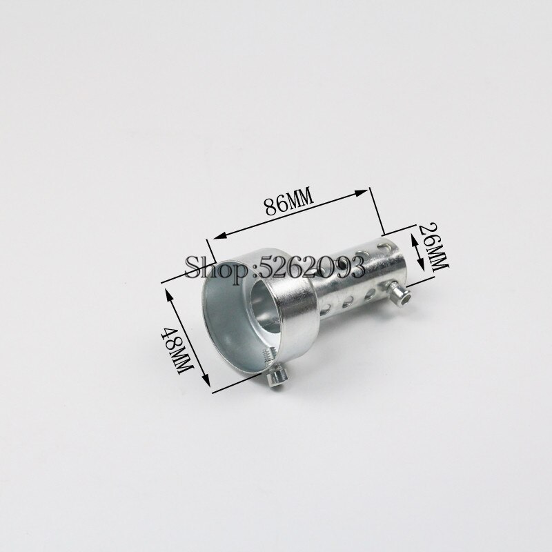 20pcs Universal Motorcycle Exhaust Silencer DB Killer Muffler Baffle Insert Silver Noise Sound Eliminator 35/42/45/48/60MM MF011: B