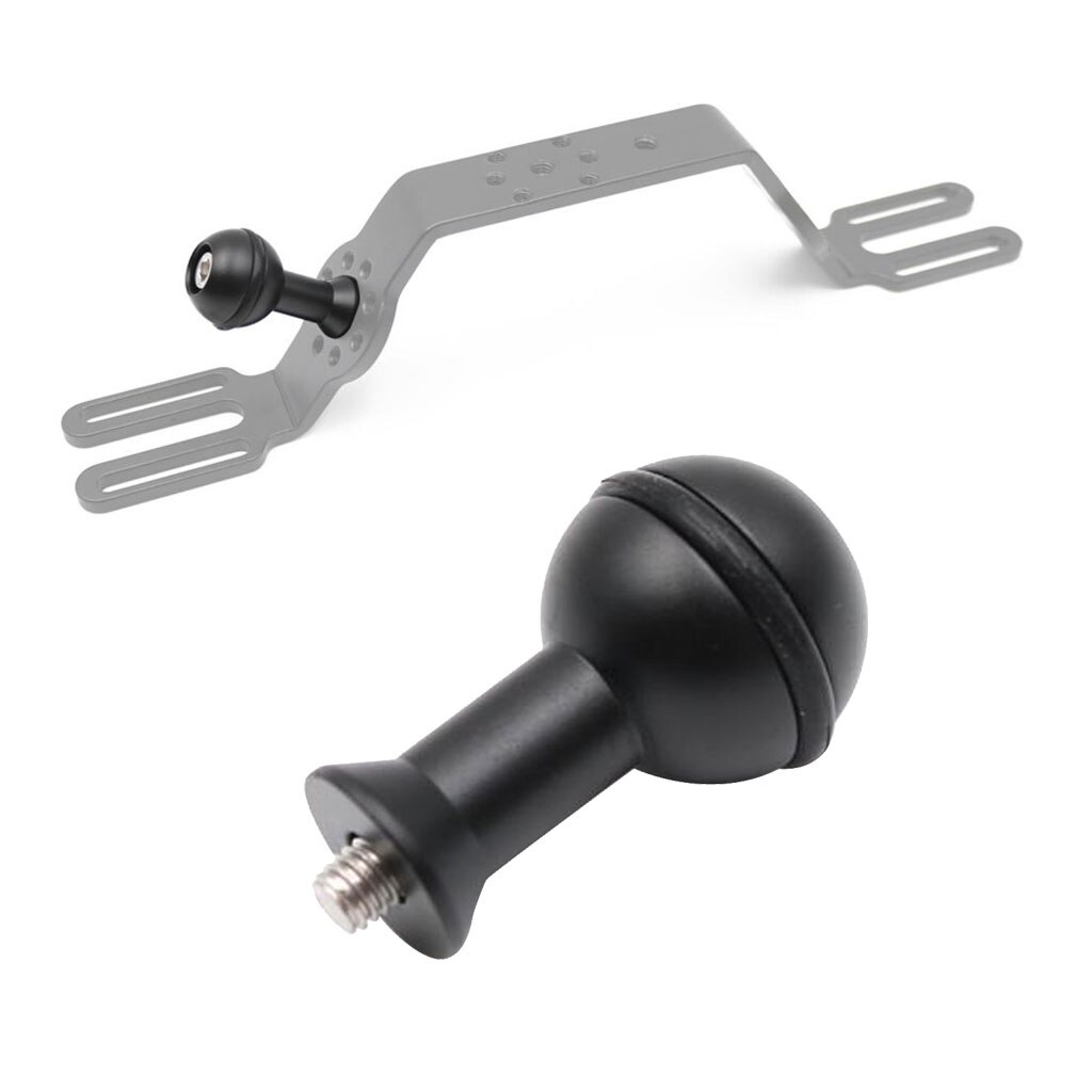 Duiken Stabilizer M6 M5 Schroef Balhoofd Voor Onderwater Video Light Kit Zwart