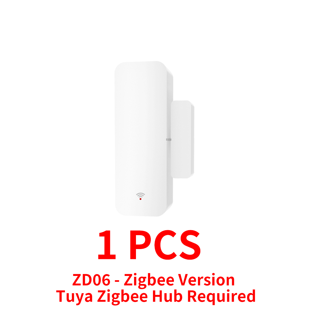 Tuya WiFi Zigbee Window Door Sensor Smart Home Door Open/Closed Detectors Window Sensor SmartLife Works With Google Home Alexa: Blue