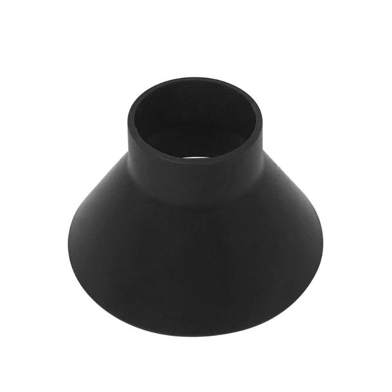 Auto Car Magic Window Windshield Car Ice Scraper Shaped Funnel Snow Remover Deicer Cone Deicing Tool Scraping ONE Round: 7.5cm base black