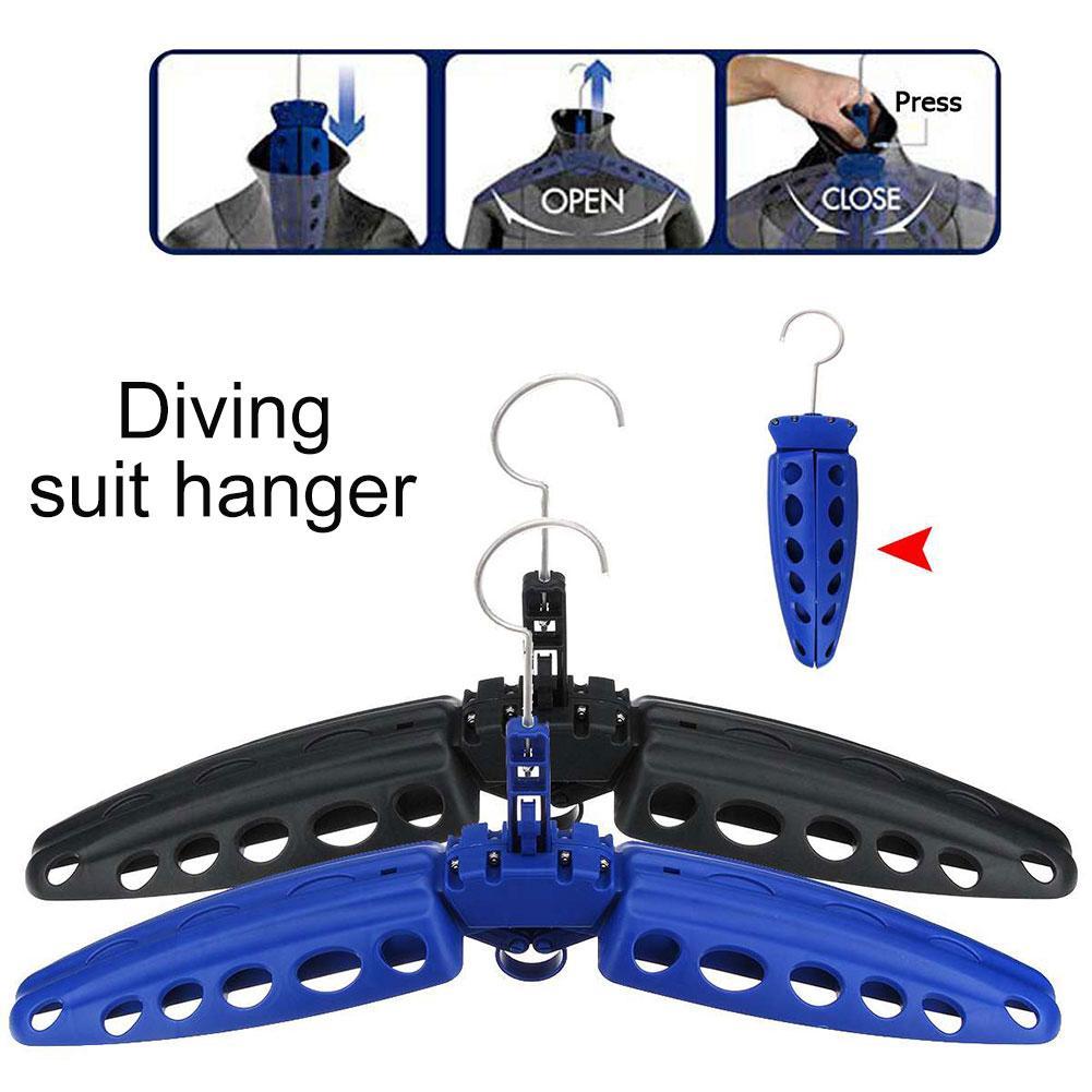 1Pcs Multi Purpose Opvouwbare Duiken Pak Hanger Stand Voor Snorkelen Duiken Surf Wetsuit Droogpak Zwemmen Accessoires