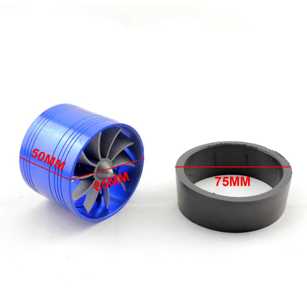 R-EP Air intake Turbo Kit Universal Car engine Turbine Single Double Air Filter Intake Saver Fan Supercharger Kits