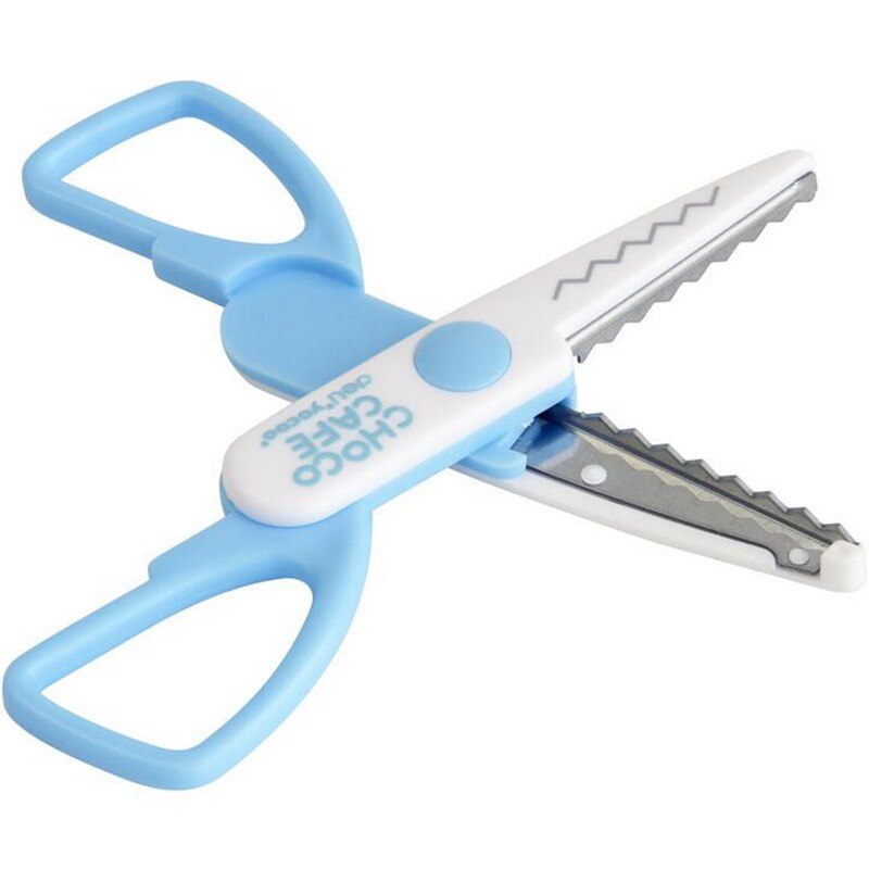 Laciness Scissors Kids School Scissors Safe Cutting Scissors Zig Zag Paper Scrapbook Photo Craft Handicraft Handmade