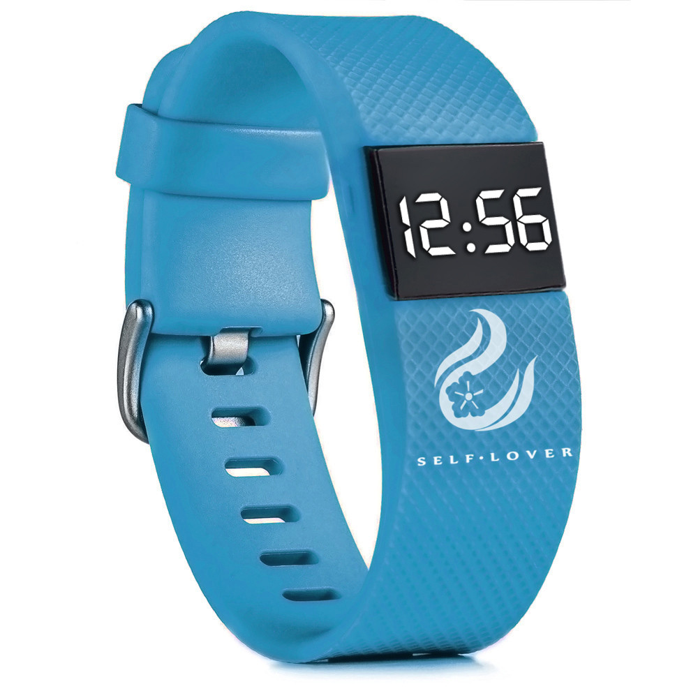 Unisex de , Reloj Deportivo Digital Led banda de silicona relojes de las mujeres de los hombres Reloj Deportivo Reloj Inteligente . Exclusivo.: Sky Blue