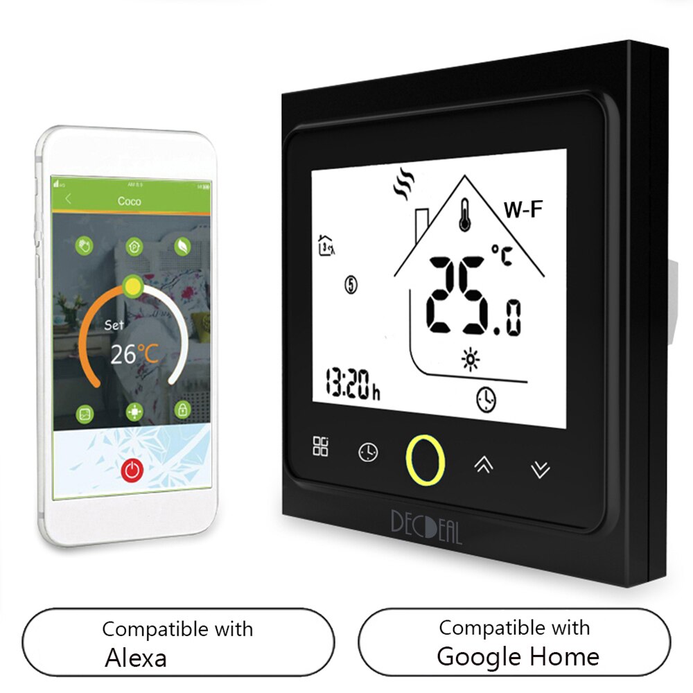 WiFi Smart Thermostat Temperature Controller APP Control For Google Home Alexa Water/Gas Boiler/Electric Heating Thermostat