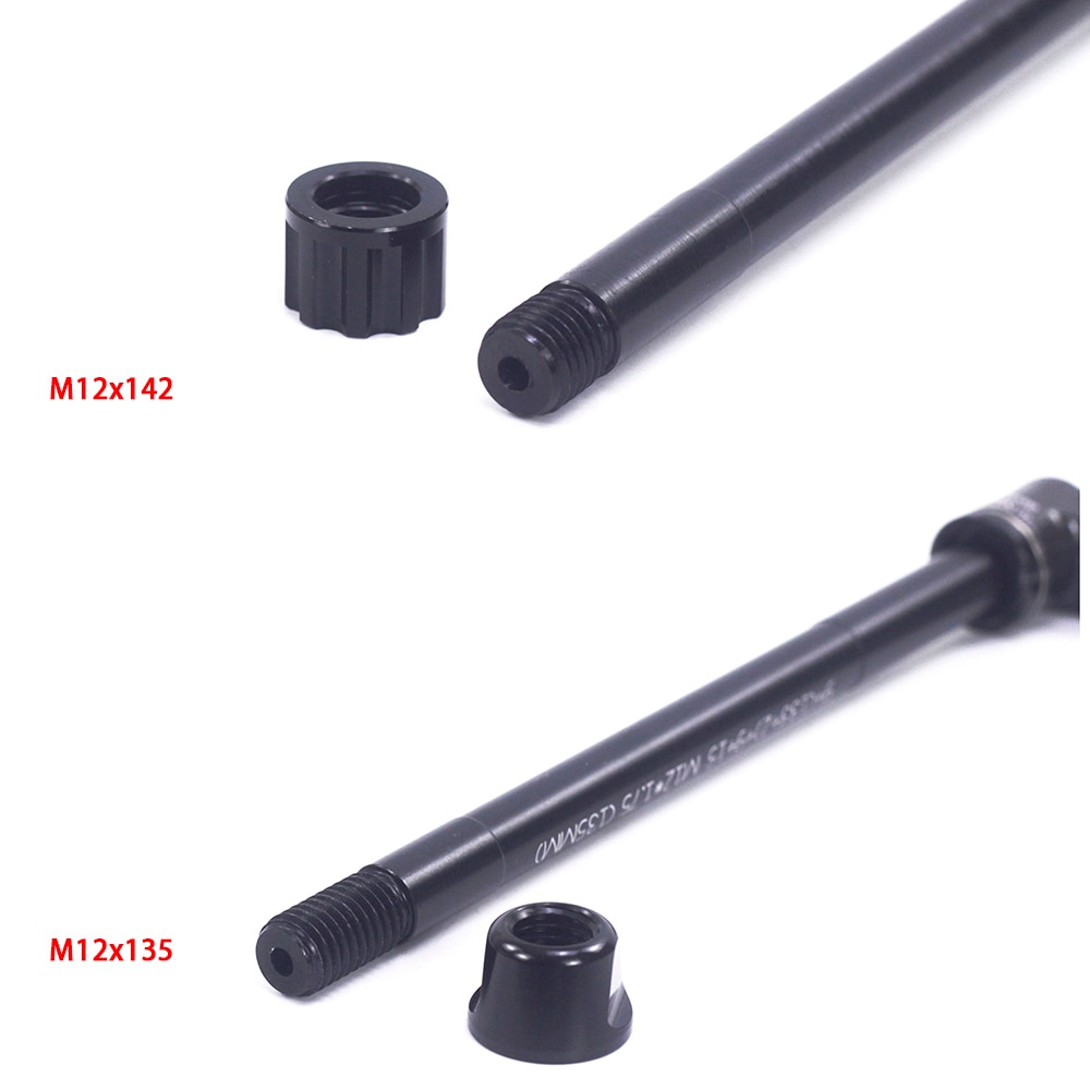 Fouriers-palanca de eje pasante para bicicleta de carretera, M12, 135mm x 1,75mm, 142mm x 1,5mm, para Cyclocross CX, gravilla, eje de cubo de Marco trasero