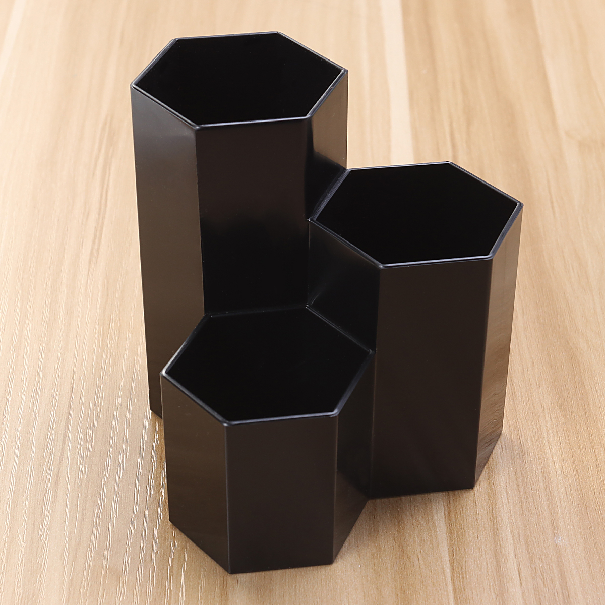 Penhouder Creatieve opslag Ganizer Bureaustandaard Slot Cup Briefpapier Make-up Box Thuiskantoor Schoolbenodigdheden Container Desktop