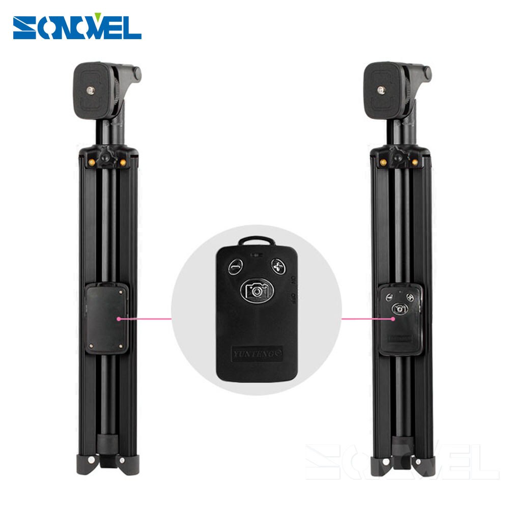 Yunteng 1688 3in1 Bluetooth Remote Shutter Handvat Selfie Stok Mini Tafel Statief Voor Ios Android Iphone Samsung Smartphone