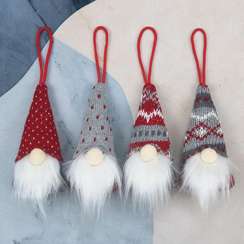Kerst Gnome Santa Faceless Pop Opknoping Hanger Leuke Hoed Decoratie Kid Kerstboom Toppers