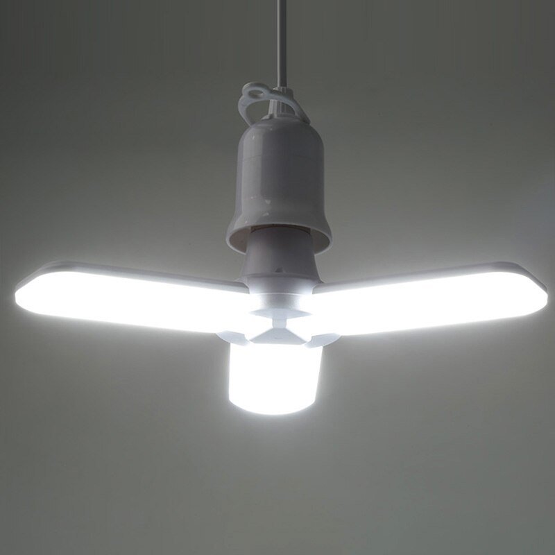 Lámparas de techo ajustables, luz LED para garaje, Deformable, luz de Interior para garaje, lámpara para Taller, luces LED de fábrica