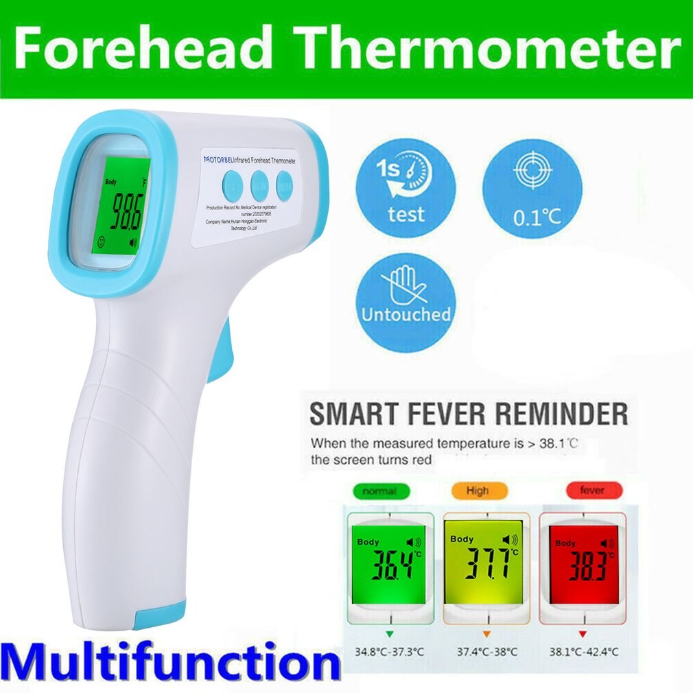 Digitale Infrarood Termometer Non-contact Voorhoofd Thermometer Digitale Outdoor Thuis Infrarood Koorts Oor Thermometer Voor Volwassen Baby