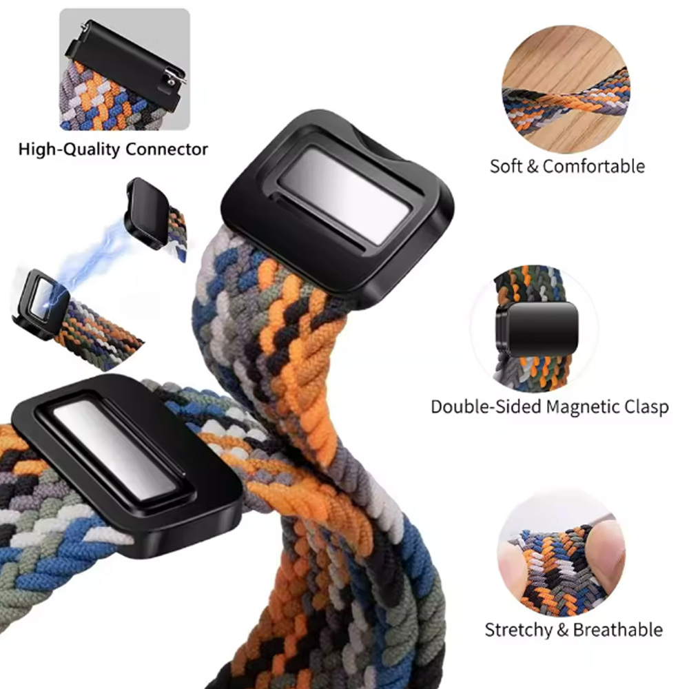 20 mm 22 mm nylon sportband voor AMAZFIT BIP 6 5 GTS 4 mini GTS/GTR 4 3 2E ademende armband BALANS 2 actieve 2 Stratos 3 band