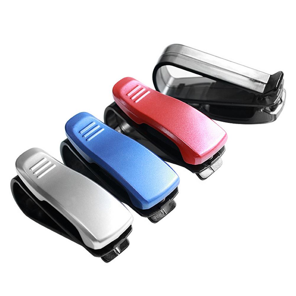 Multifunction Sun Visor Glasses Fixing Clip Universal Car Glass Ticket Holder Multifunctional Portable Auto Accessories