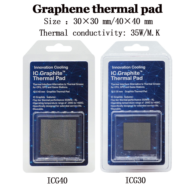 InnovationCooling – tampon thermique en feuille de graphène, pour CPU, carte graphique, pour GPU