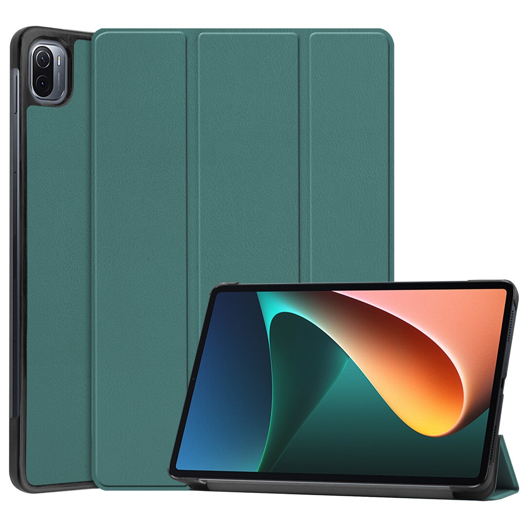 Free Film for Coque TCL Tab 10s 9080G Smart Case Tri-folded Standing Cover for TCL NXTPAPER 10s 9081X 9081X2 Tablet Funda: Dark Green / TCL NXTPAPER 10s