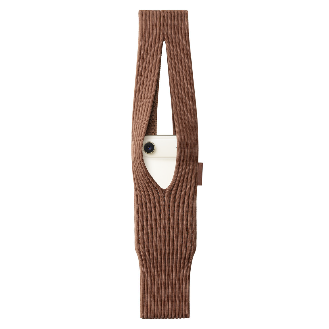 Pocket Knit Mobile Phone Bag for Apple iPhone Full Series Mini Phone Pouch Crossbody for iPhone 17 Pro/Max's Small and: Khaki
