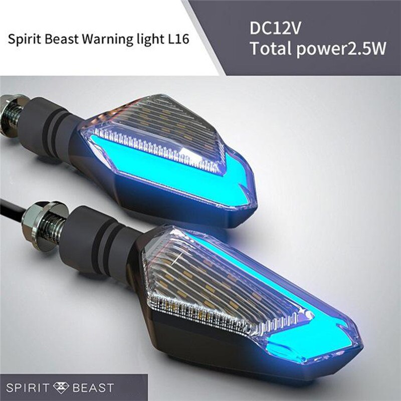 Universal Irregular Shape Motorcycle LED Warning Light Daytime Indicator Running Light Motorbike Night Driving Traffic Light