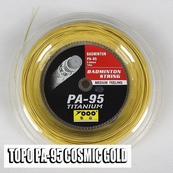 TOPO PA95 Badminton string reel 200m: cosmic gold