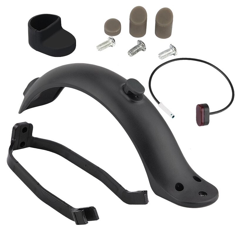 Achter Spatbord Fender Guard + Beugel + Haak + Achterlicht Voor Xiaomi M365 Elektrische Scooter: Default Title