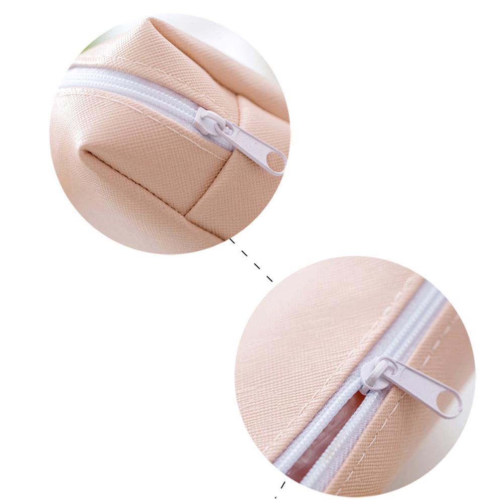 Etui met hoge capaciteit, pu-leren etui met rits, schoolbenodigdheden