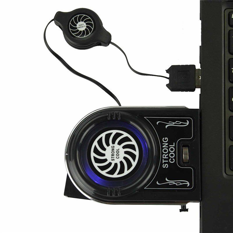 Vacuüm Koeler Laptop Cooling Fan Powstro Koele Lucht Extract USB Sterke Turbine Warmteafvoer Doos 180-Graden Roterende Zuig fan