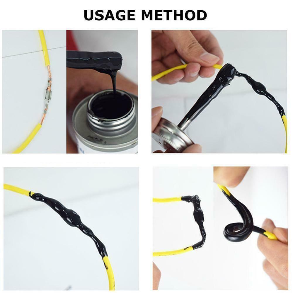 Vloeibare Isolatie Tape Elektrische Tape Buis Plakken Waterdicht Snelle Anti-Uv Droog Q4S4