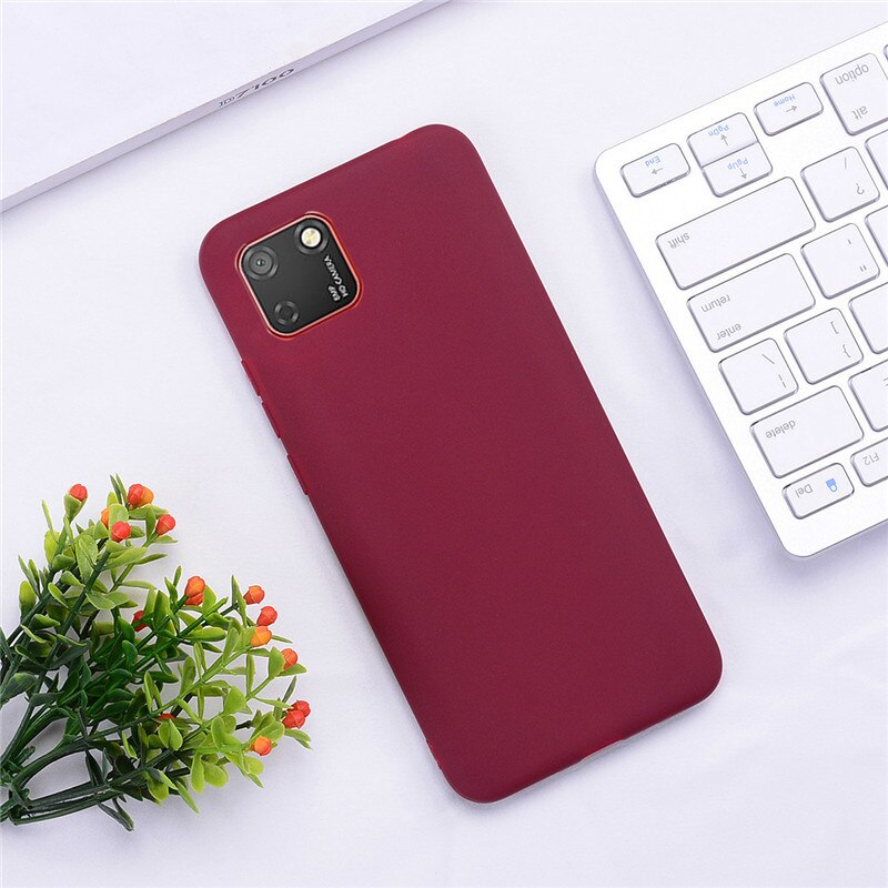 Soft Silicone Case For Huawei Y5p DRA-LX9 Case Silicone Back Cover Y5P Phone Case For Huawei Y5P 5.45 Cover Coque Fundas: 11 Light Pink