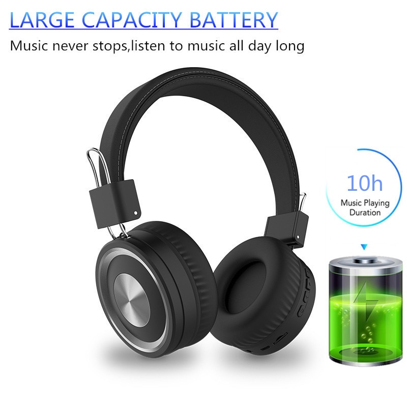 SODO 1002 Drahtlose Kopfhörer Bluetooth-kompatibel 5,0 Stereo Headset Verdrahtete Drahtlose Kopfhörer Faltbare mit Mic Unterstützung TF/FM