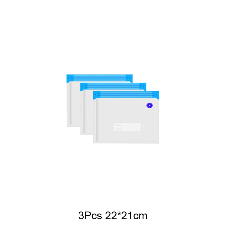 Keuken Sous Vide Vacuüm Sealer Voedsel Saver Tassen Mini Hand Luchtpomp Herbruikbare Vlees Vegatable Verpakking Zak 22X21cm 22X29Cm 35x50cm: 3pcs-22x21cm