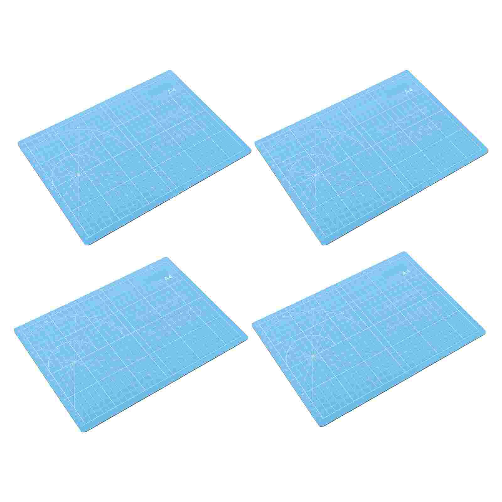 4Pcs Cutting Mats Quilting Grid Lines Printed Boards Self-Healing Cutting Boards