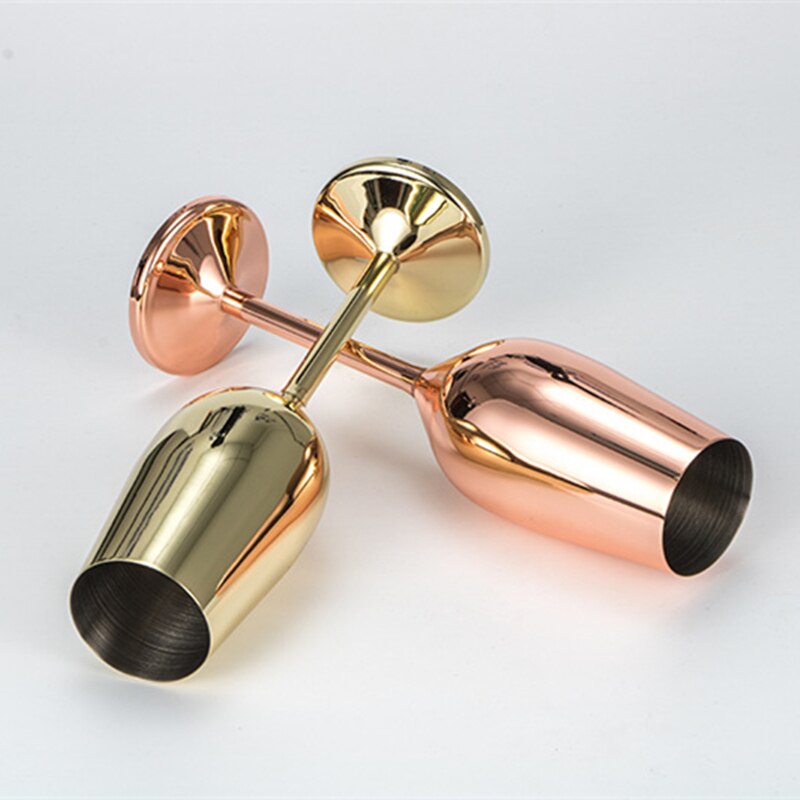 Champagne Glasses Brushed Gold Wedding Toasting Champagne Flutes Shatterproof Stainless Drink Cup Party Marriage Wine