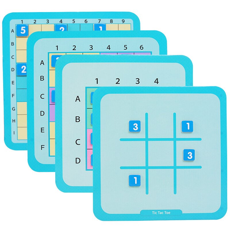 Jeu Sudoku magnétique 4 en 1, boîte en fer emballée, jouet d&#39;apprentissage arithmétique pour enfants, fournitures scolaires à domicile, Puzzle 3d éducatif, pour bébé