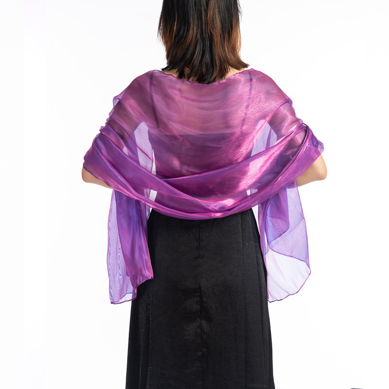 Bryllup sjaler og vikler 170*70 mørkegrå fest aftenkjole bryllup wrap bolero cape sjal ren farve langt tørklæde