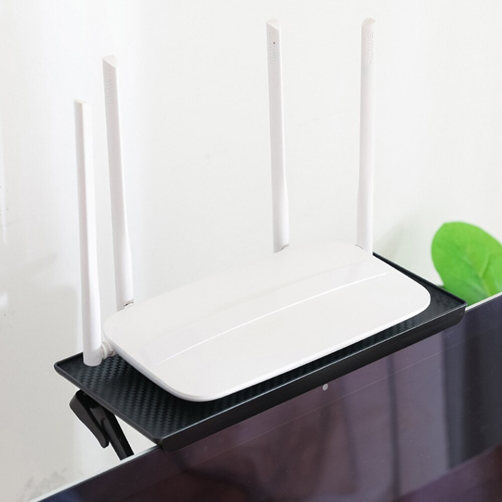 Multi-functional Adjustable Storage Rack TV Computer LCD Display Rack Screen Storage Bracket Screen Top Shelf Storage Rack 1pcs