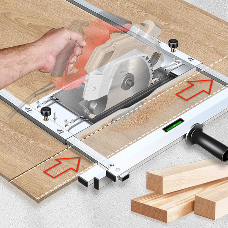Snijmachine Randgeleider Positionering Snijden van houten plank Gereedschap Elektriciteit Cirkelzaag Trimmer Machine Houtbewerking Router