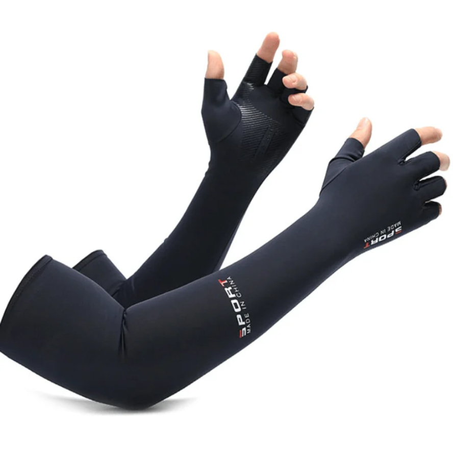 Coole Männer Frauen Arm Hülse Handschuhe Laufen Radfahren Ärmel Angeln Fahrrad Sport Schutz Arm Wärmer UV Schutz Abdeckung