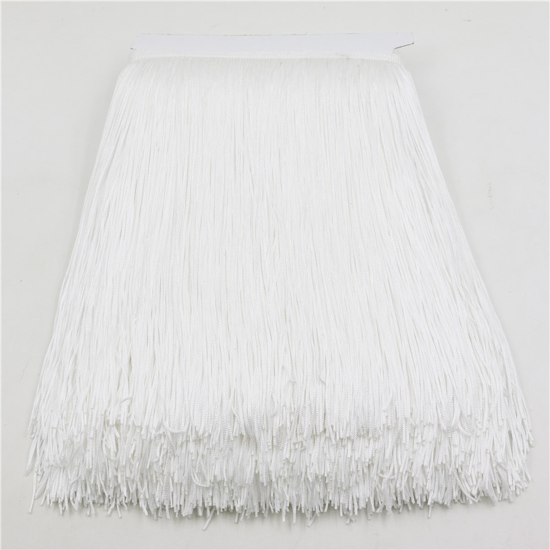 10 Yards 15 cm Breedte Polyester Tassel Fringe Trim Voor DIY Latin Jurk Kledingstuk Decoratieve Accessoire Kant Lint Voor Naaien gordijn
