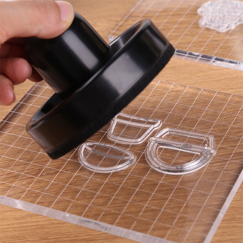 Outils de pression d&#39;estampage pour appliquer une pression uniforme lors de l&#39;utilisation de l&#39;outil de positionnement de timbre, outils d&#39;artisanat de Scrapbooking 7x9.5cm / 6x7.5cm