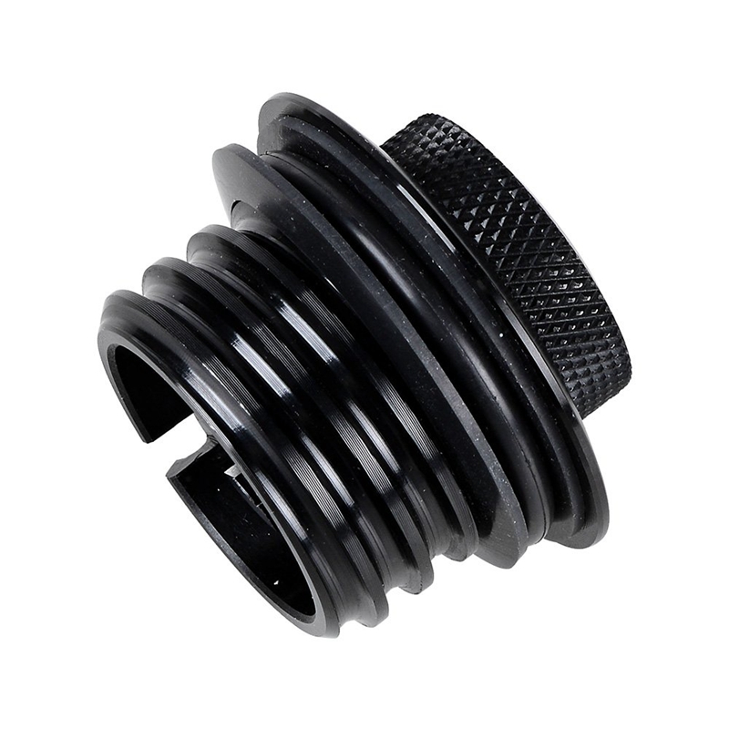 Flush Pop-Up Reservoir Gas Cap Vented Fuel Tank Screw For Harley-Davidson Black