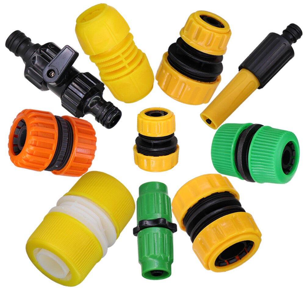 Garden Hose Quick Connector 1/2'' 3/4'' 1'' 1.2'' Repair Leaky Water Pipe Tool Fitting Adapter Watering Irrigation Tubing Joint