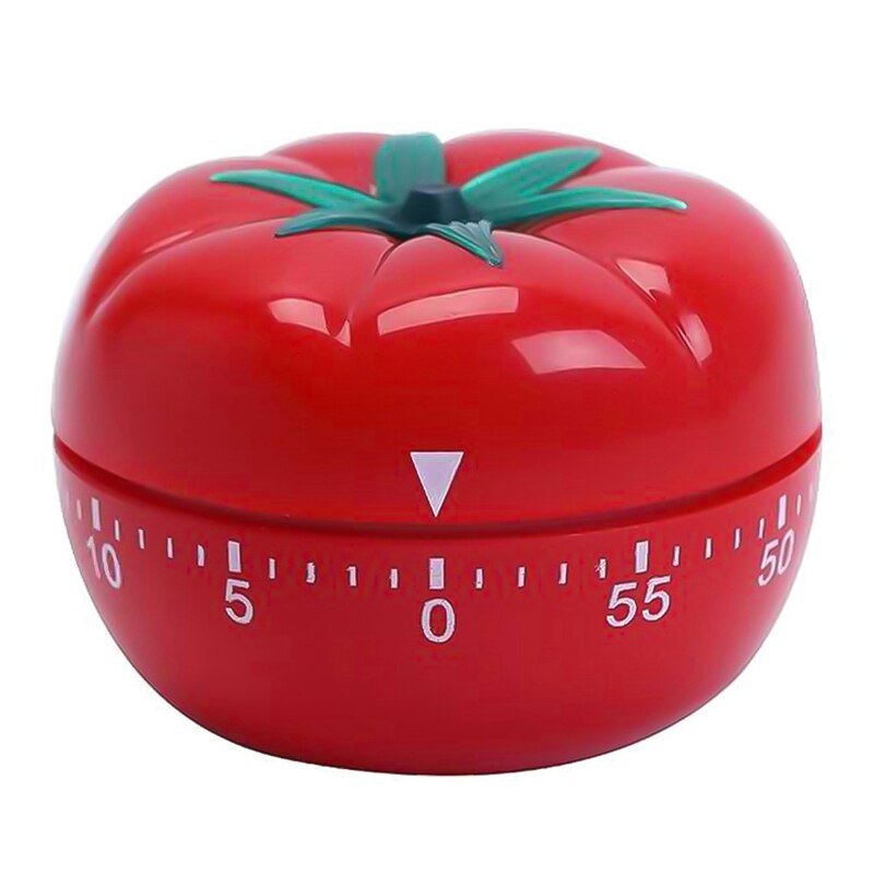 1-60min Tomato Timer Durable Kitchen Mechanical Timer Tomato Shape Countdown Timer Reminder Alarm Clock for Cooking Gadgets