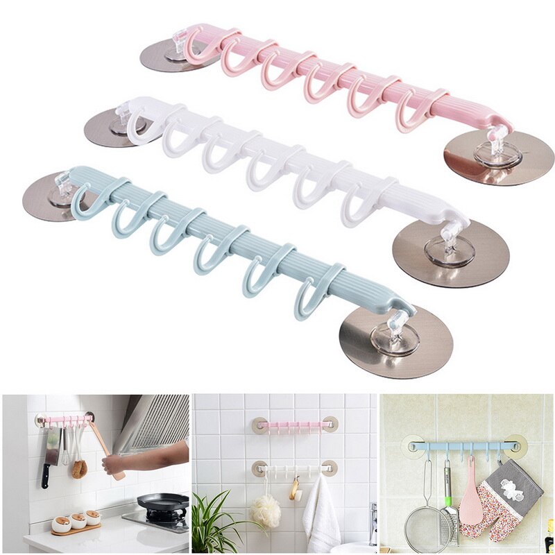 Ganchos Organizadores de pared para baño, soporte de toalla, accesorios de cocina, armario, ganchos del perchero para almacenamiento en la pared, ganchos para llaves