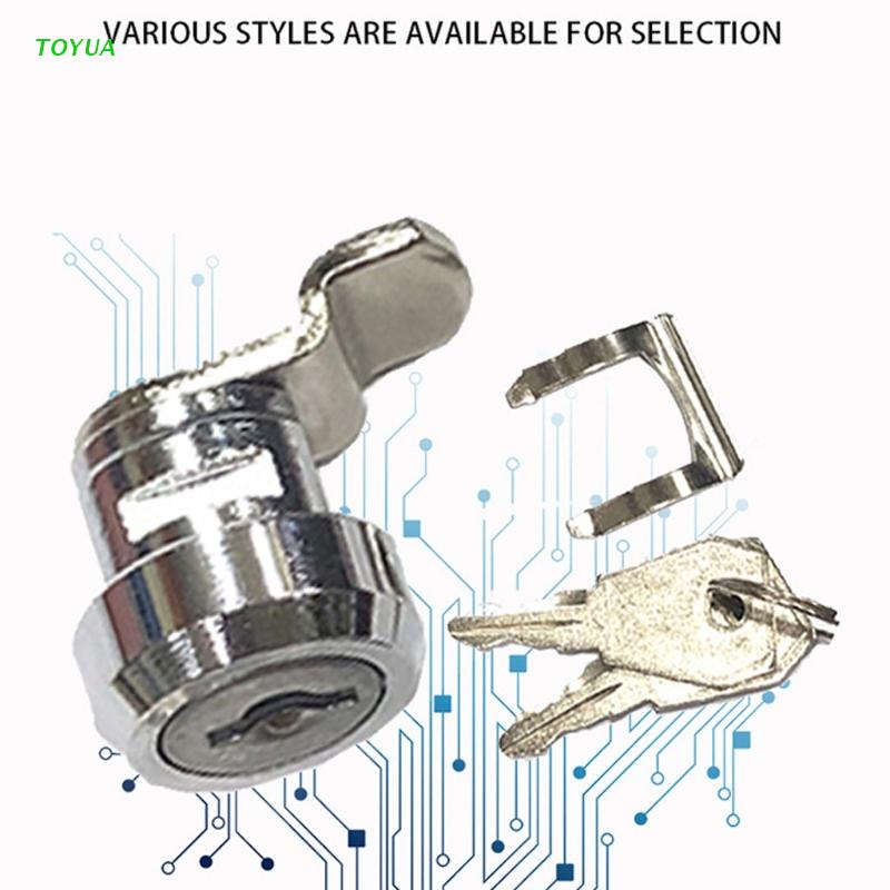 1XCC Metal Cabinet Locks Security Cam Lock with 2 Keys RV Storage Locks Security Furniture Cylinder Locks for Office, Home