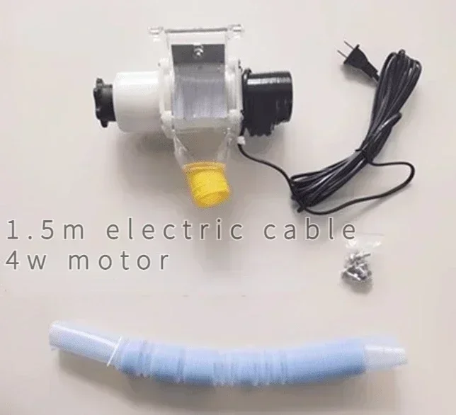 Automatic Chicken Feeder Pigeon Chicken Duck Carrier Pigeon Trough Intellegent Timing Automatic Chicken Feeder Pigeon Supplies: S / Navy Blue