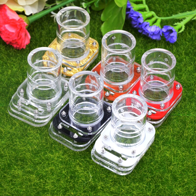 1PCS Ants Farm House Acrylic Vertical Cylindrical Water Feeder Pet Ant Nest Water Feeder Multicolor Reptile Water Feeder