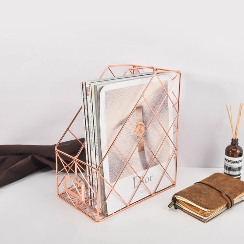 nordycki pulpit siatka pudełko na dokumenty materiały biurowe odbieranie pulpitu podwójna siatka plik magazyn dokument organizator biurowy uchwyt