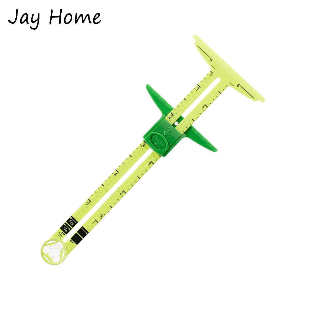 1PC Quilting Ruler Rectangle Square Acrylic Quilting Ruler Fabric Cutting Ruler with Grid Lines for Quilting Sewing &amp; Crafts: 4