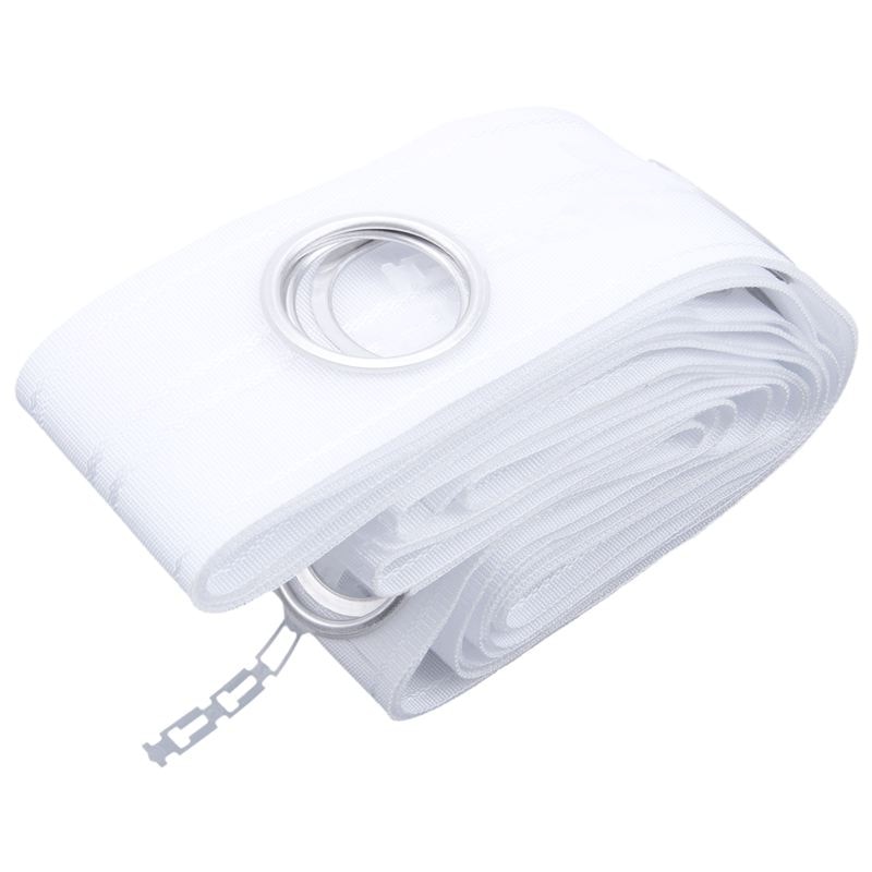 5M oeillet rideau ruban 40 anneaux accessoires couture argent rideaux stores: Default Title