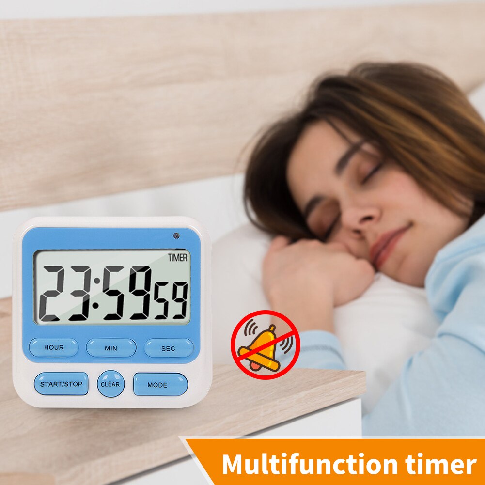 Digital Stopwatch Kitchen Cooking Countdown Timer Alarm Reminder Clock