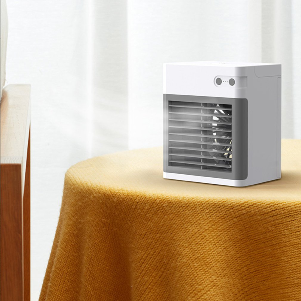 Portable Air Conditioner Silent Bladeless Fan Adjustable Air Outlet With Three-speed Wide-angle Air And Fast Cooling